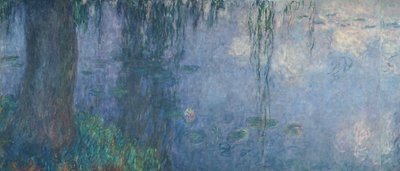 Waterlilies: Morning with Weeping Willows (detail), 1914-18 by Claude Monet